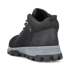 Rieker Men'S Corded Boots Asphalt Black