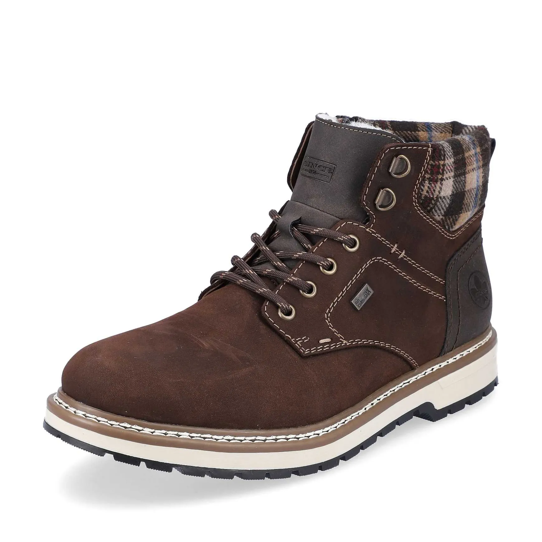 Rieker Men'S Corded Boots, Nut Brown