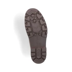 Rieker Men'S Corded Boots Grey-Brown