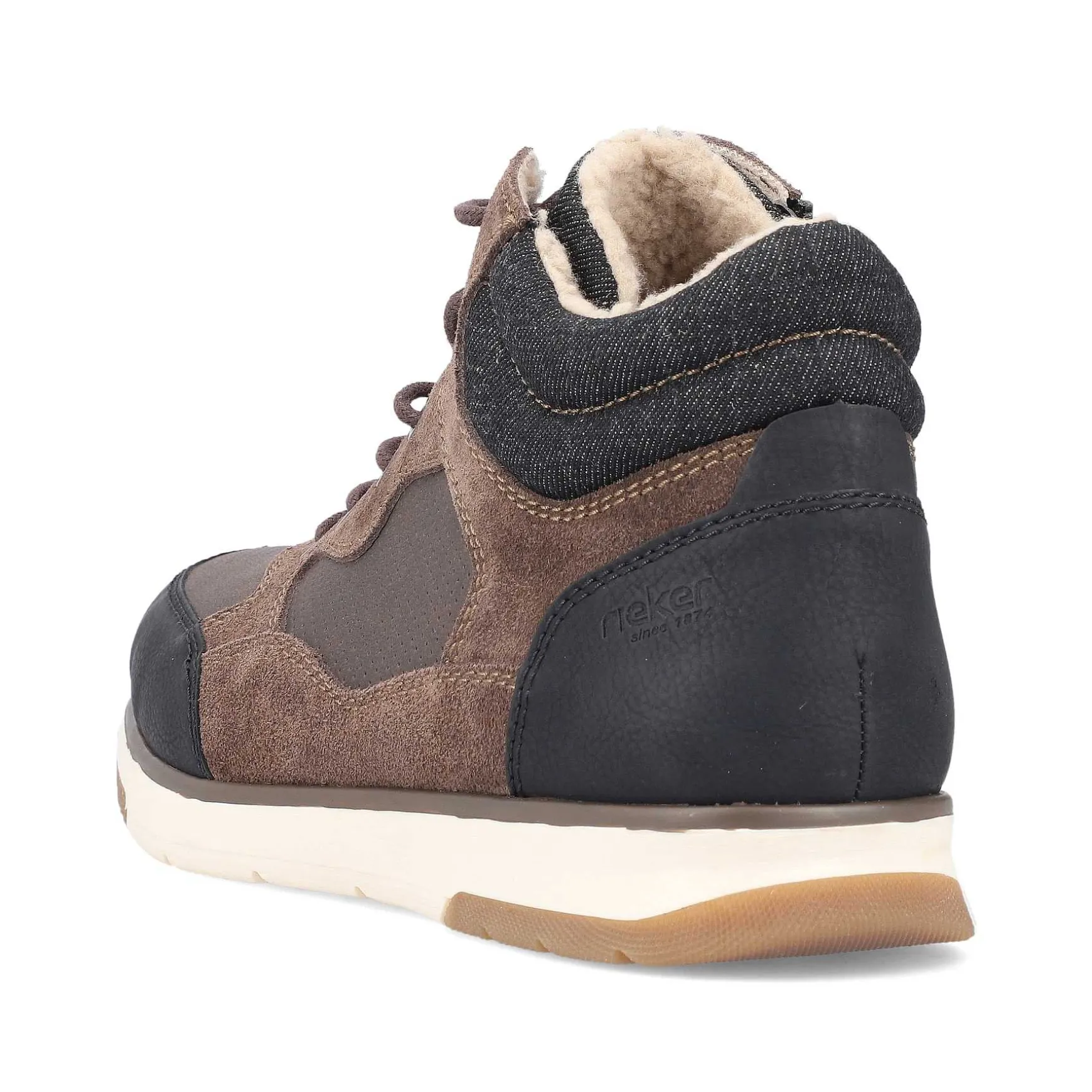 Rieker Men'S Corded Boots, Nut Brown