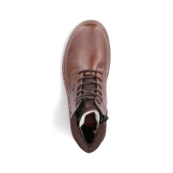Rieker Men'S Corded Boots Chestnut Brown