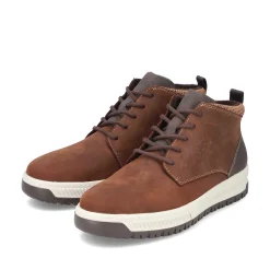 Rieker Men'S Corded Boots Mocha Brown