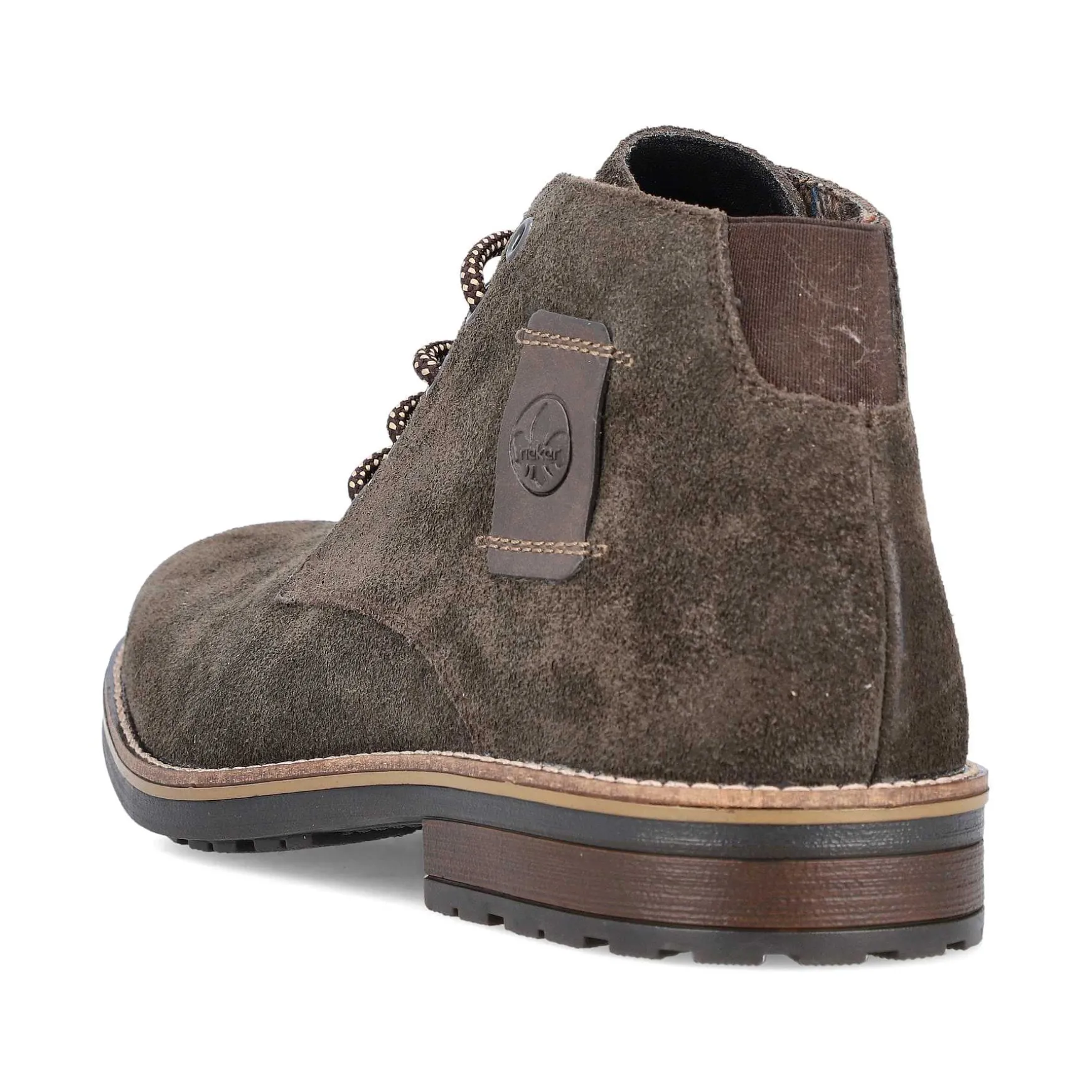 Rieker Men'S Corded Boots, Nut Brown