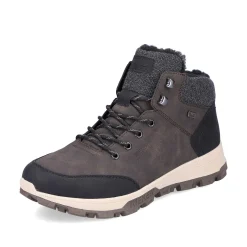 Rieker Men'S Corded Boots Coffee Brown