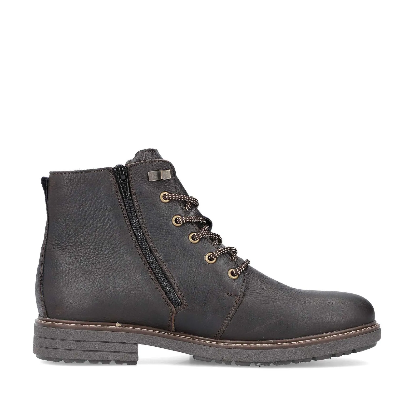 Rieker Men'S Corded Boots Coffee Brown