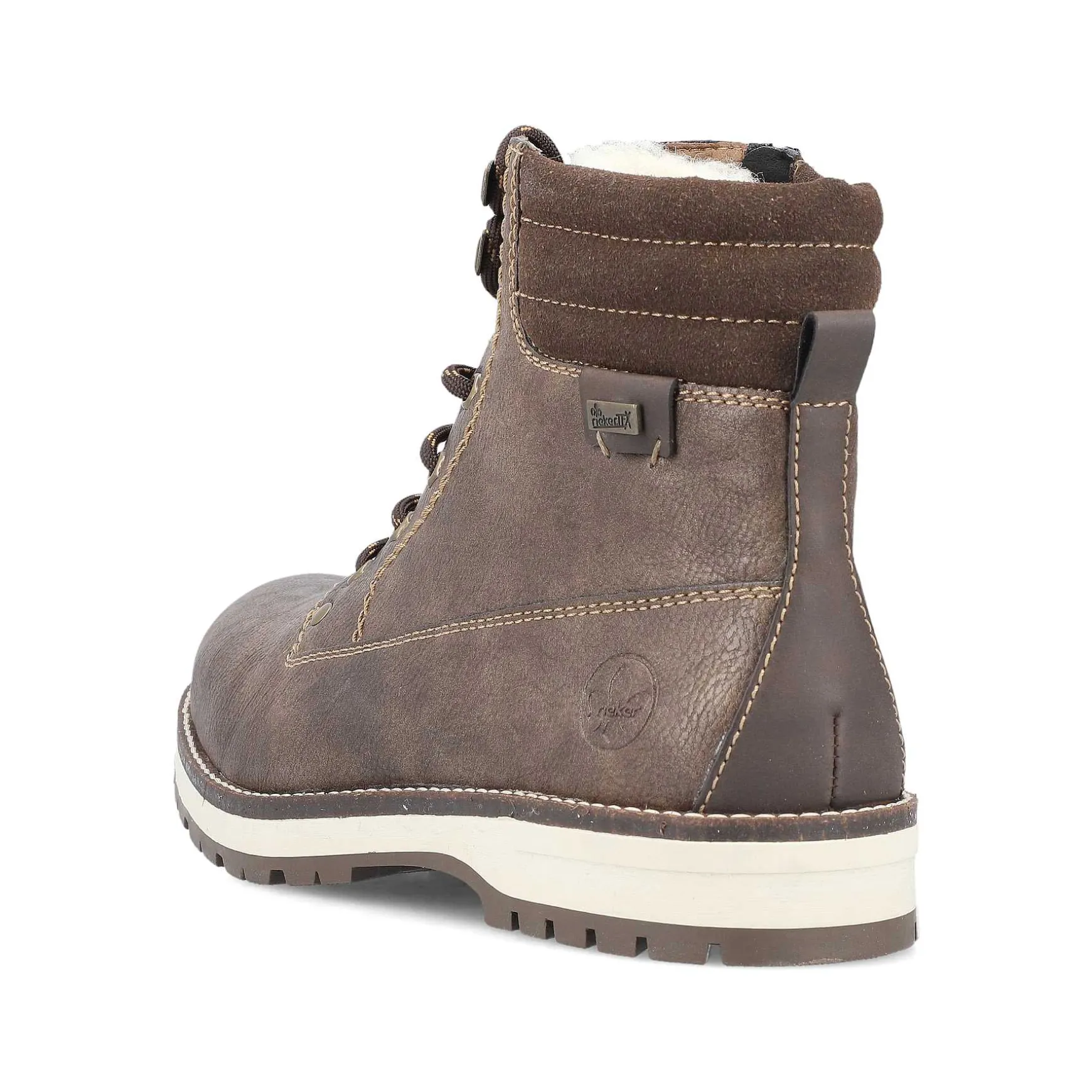 Rieker Men'S Corded Boots Tobacco Brown