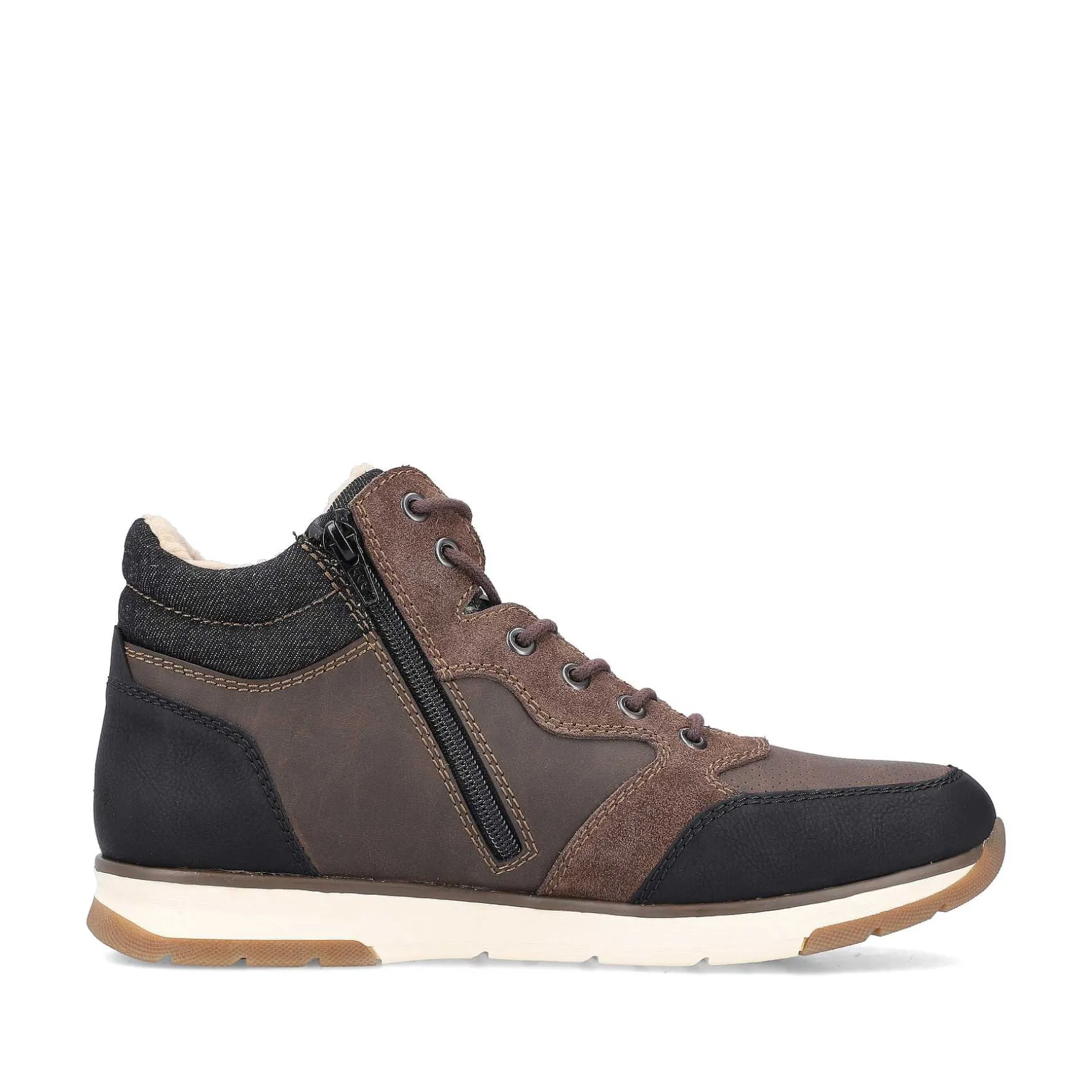 Rieker Men'S Corded Boots, Nut Brown