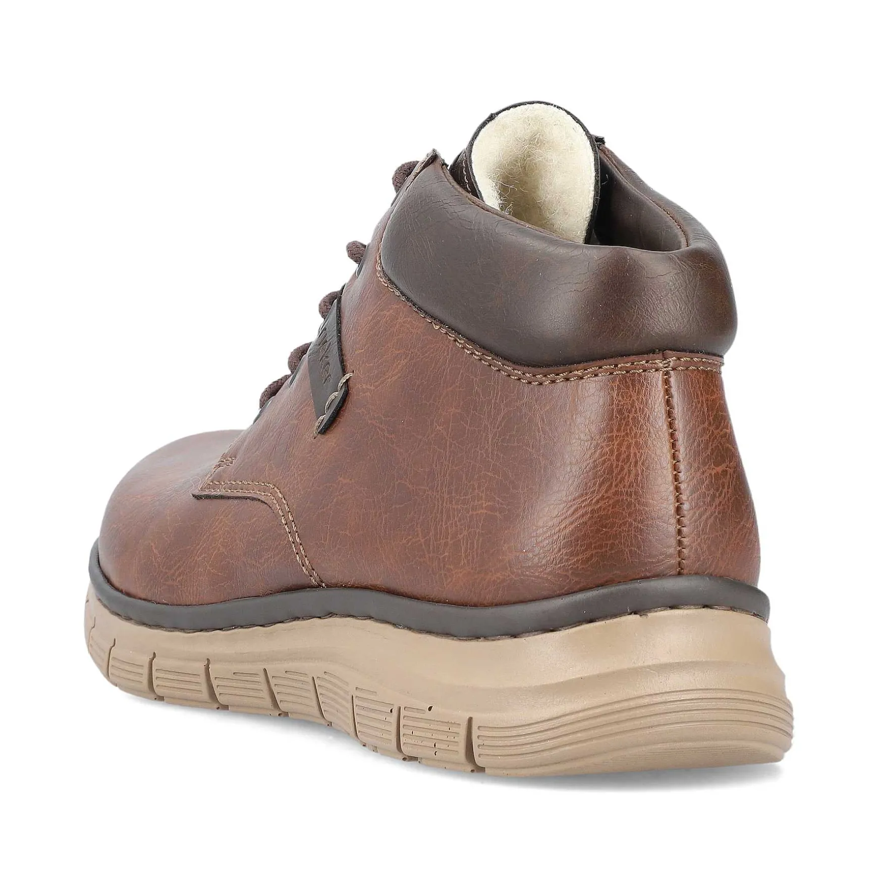Rieker Men'S Corded Boots, Nut Brown