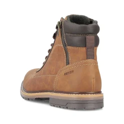 Rieker Men'S Corded Boots Light Brown