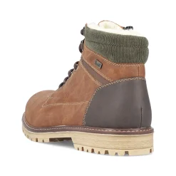 Rieker Men'S Corded Boots Light Brown
