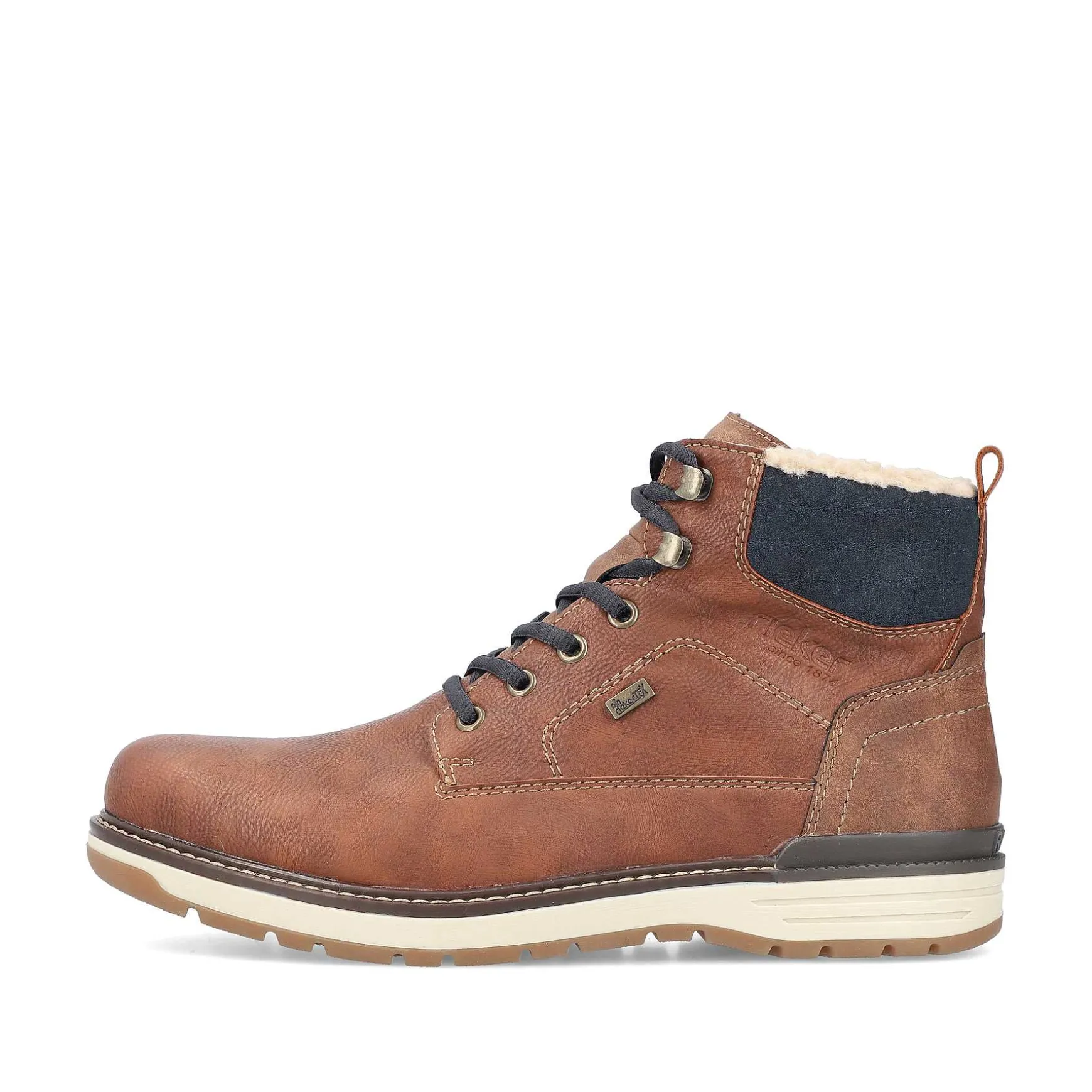 Rieker Men'S Corded Boots, Nut Brown