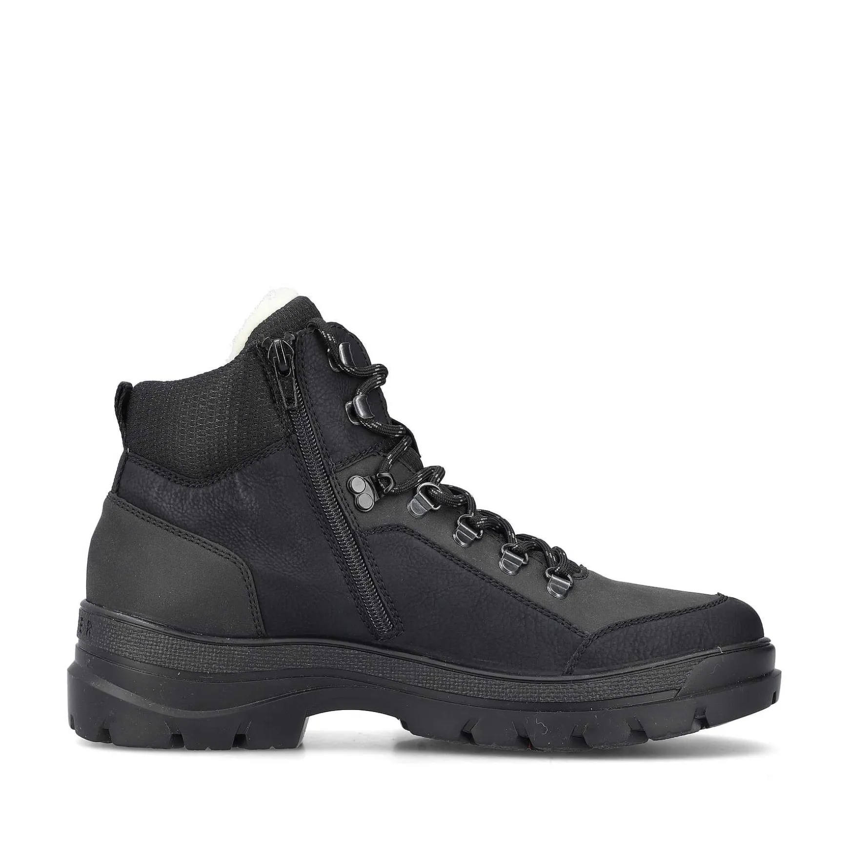Rieker Men'S Corded Boots Asphalt Black