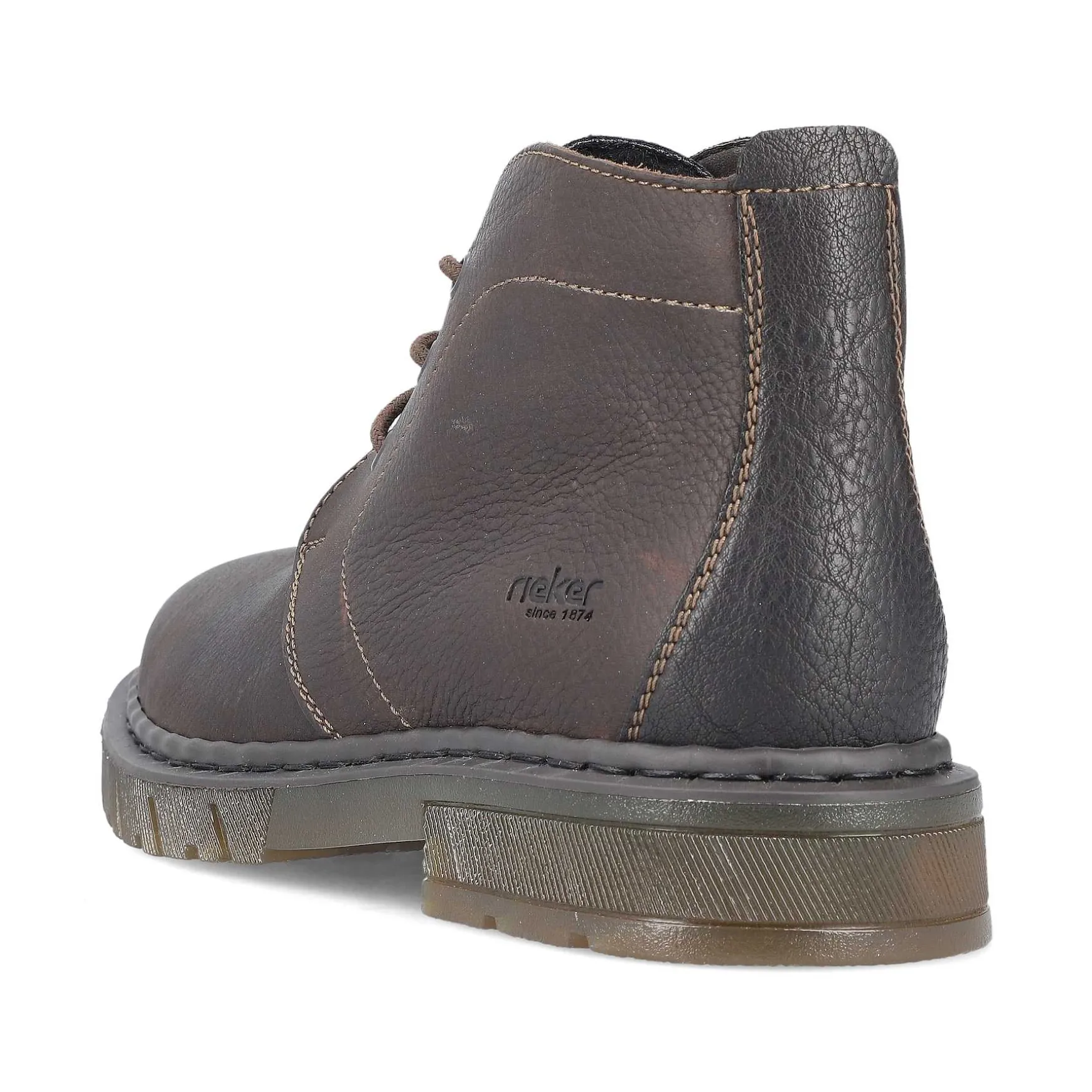 Rieker Men'S Corded Boots Dark Brown