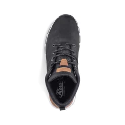 Rieker Men'S High Sneaker Black-Brown