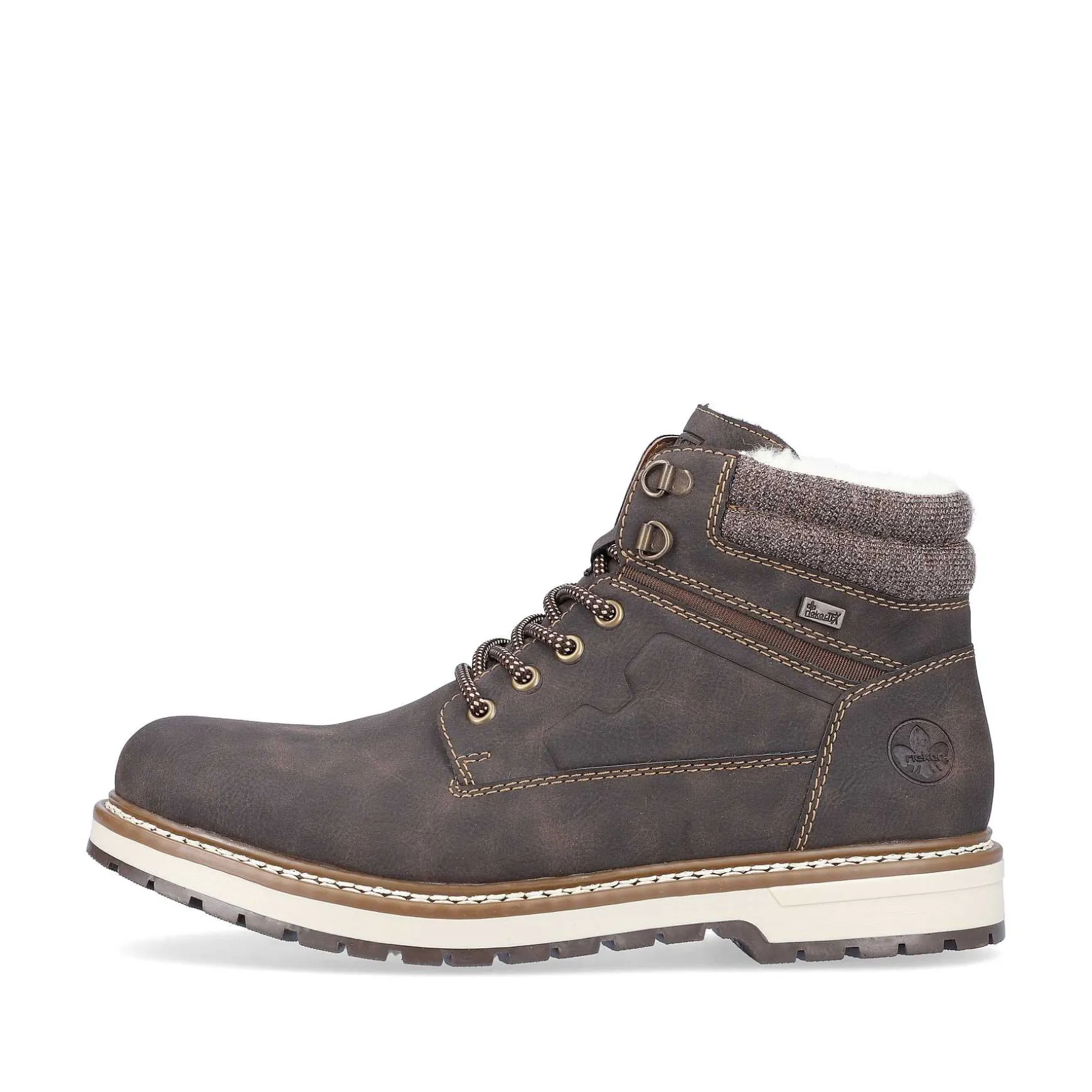 Rieker Men'S Laced Boots Espresso Brown