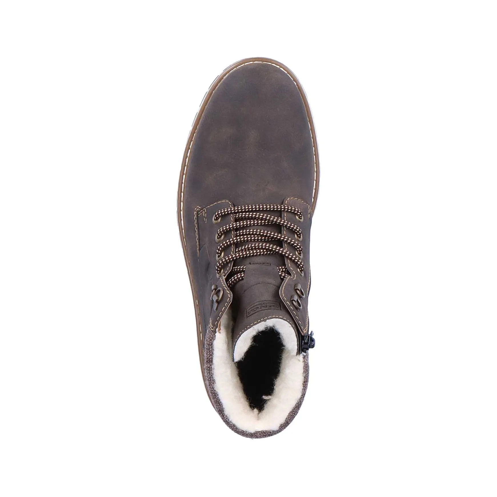 Rieker Men'S Laced Boots Espresso Brown