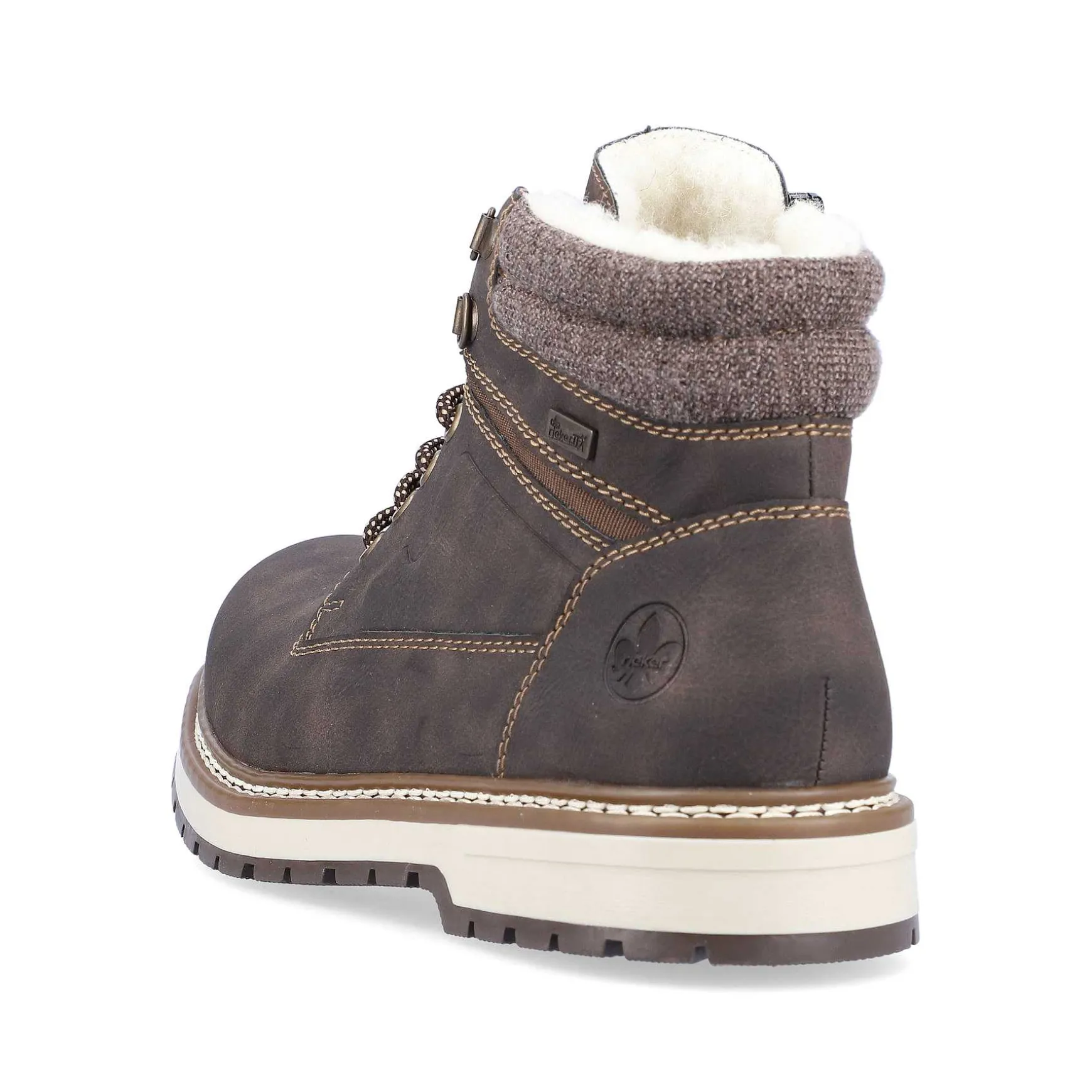 Rieker Men'S Laced Boots Espresso Brown