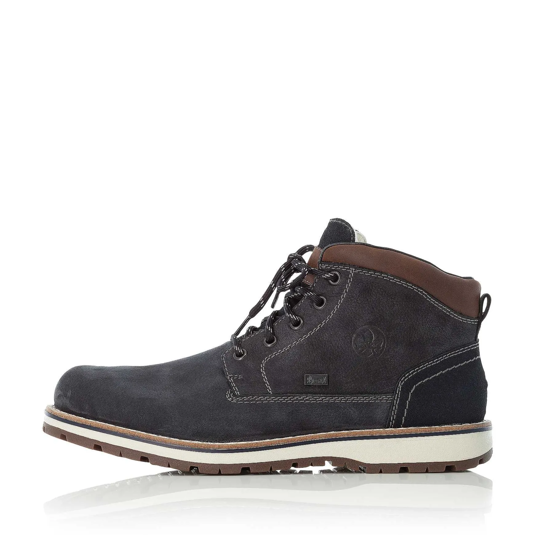 Rieker Men'S Laced Boots Pacific Blue