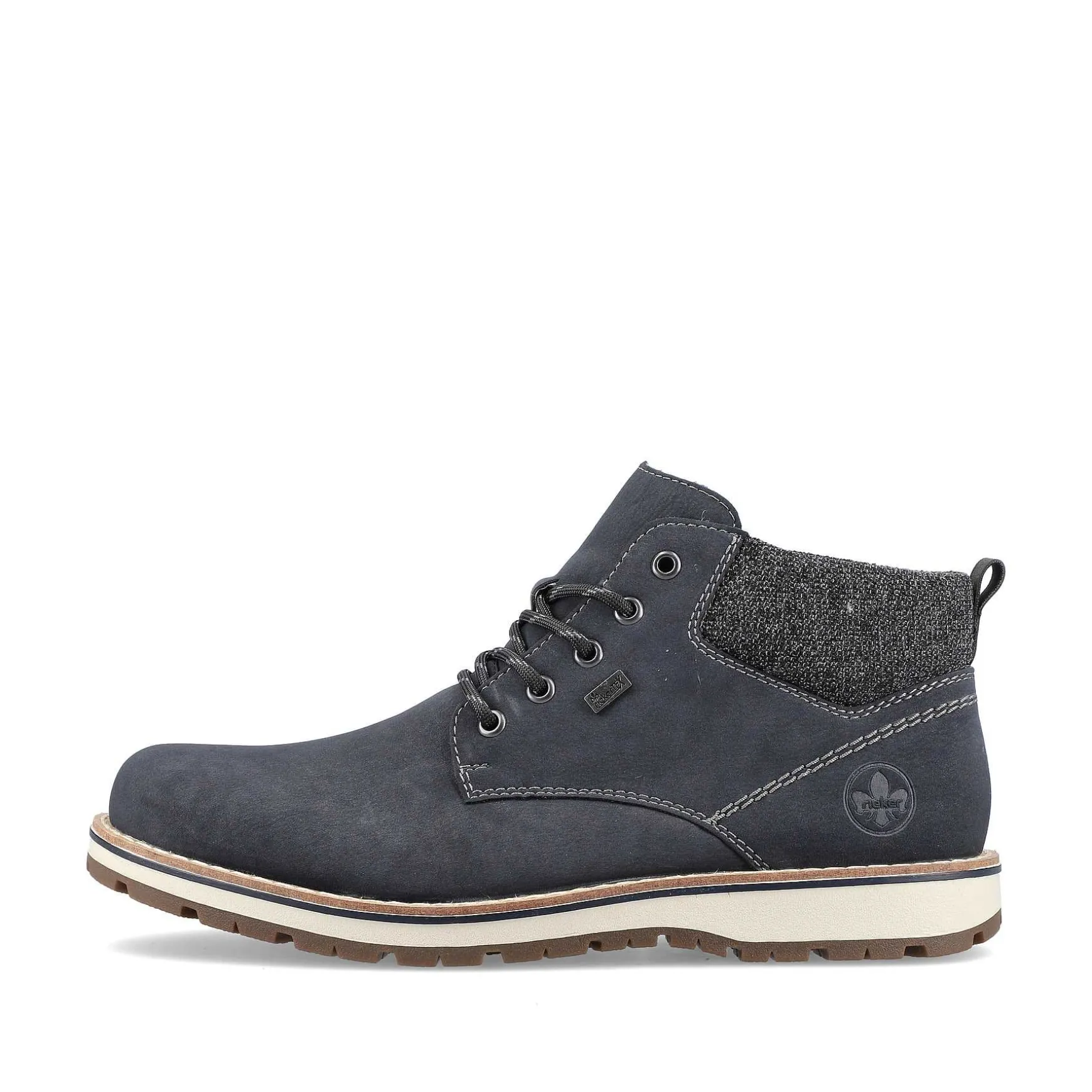 Rieker Men'S Laced Boots Pacific Blue