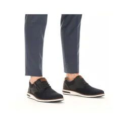 Rieker Men'S Laced Shoes Azure Blue