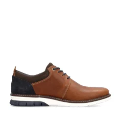 Rieker Men'S Lace-Up Shoes Wood Brown