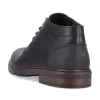 Rieker Men'S Lace-Up Shoes Jet Black