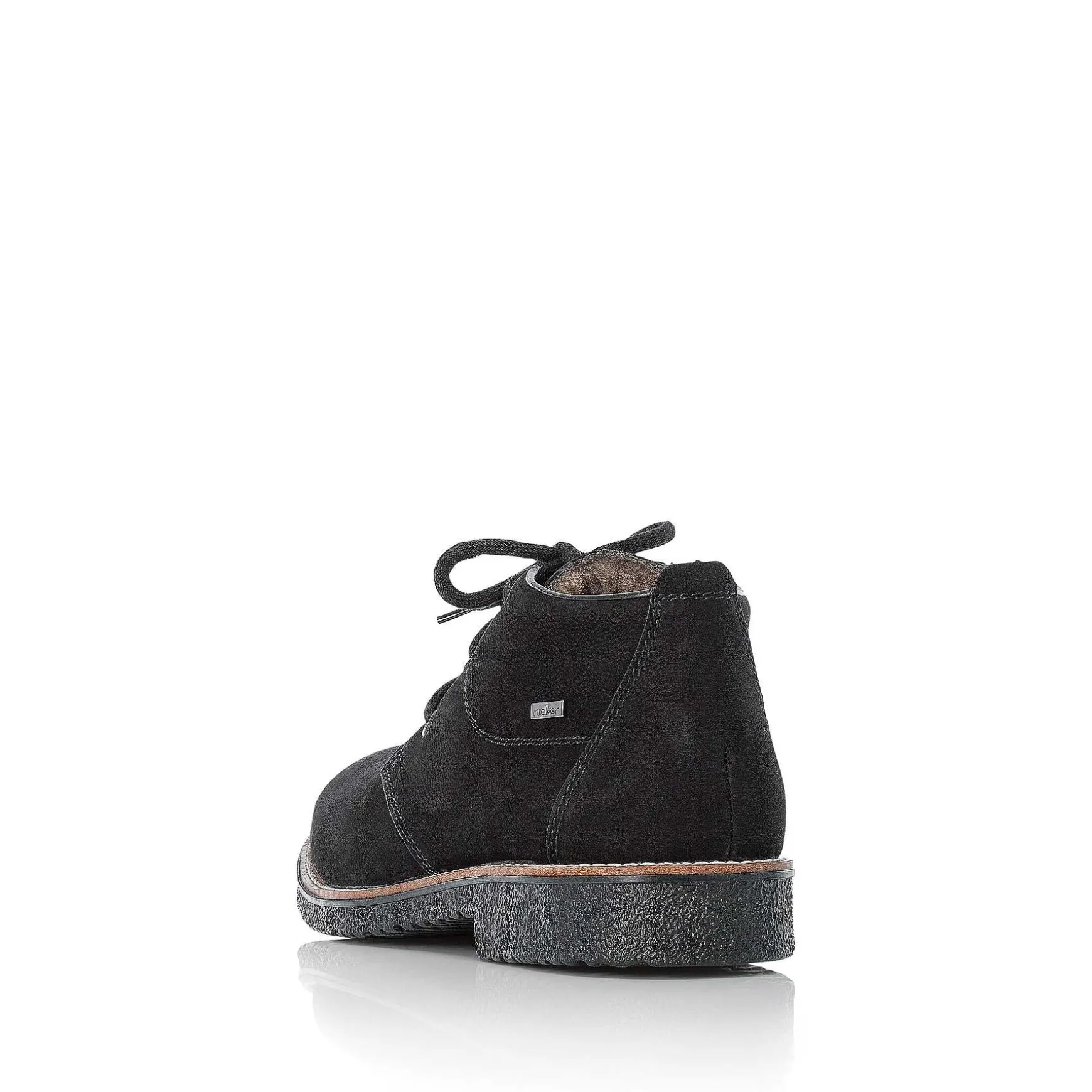Rieker Men'S Lace-Up Shoes Jet Black