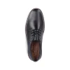 Rieker Men'S Lace-Up Shoes Glossy Black