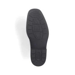Rieker Men'S Lace-Up Shoes Glossy Black