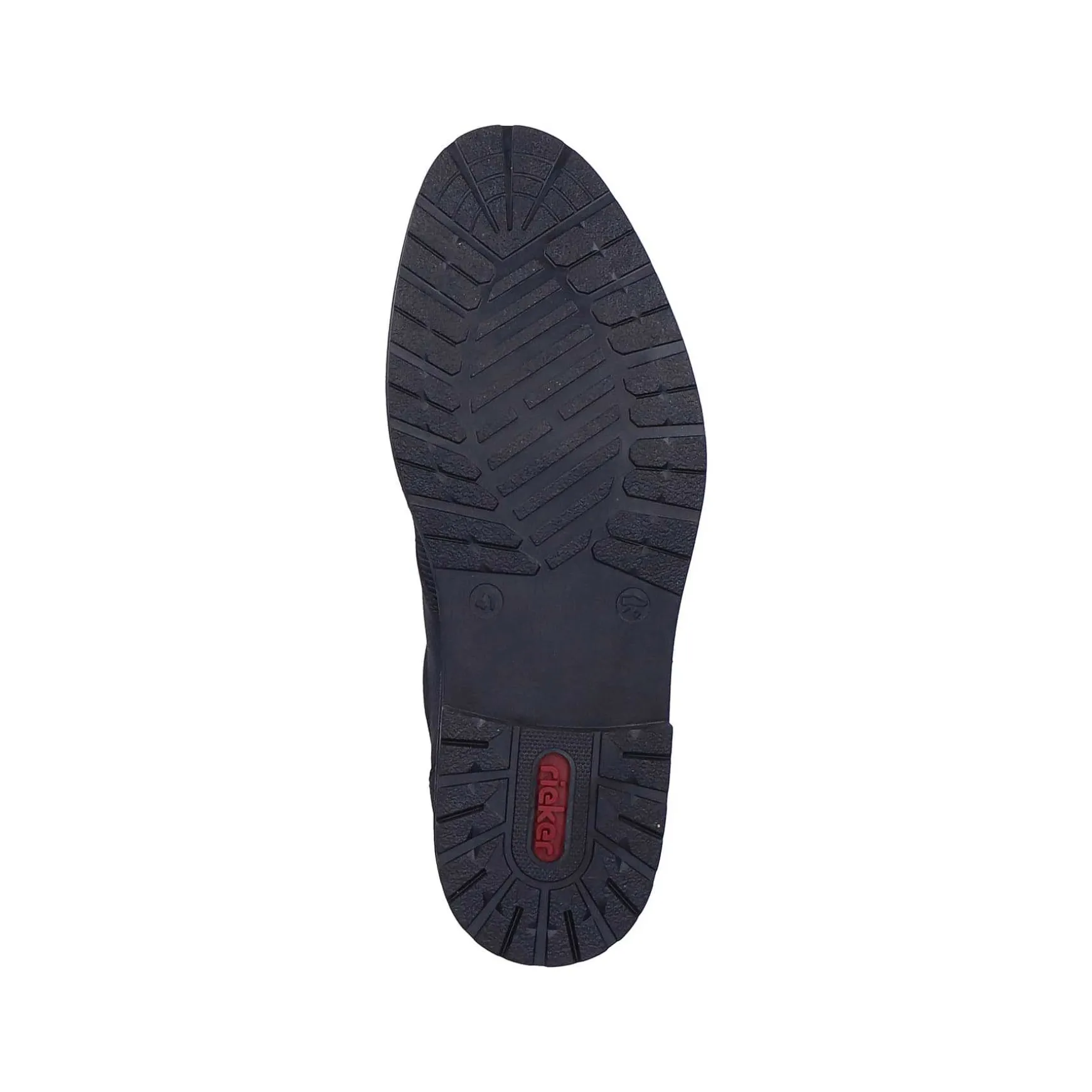 Rieker Men'S Lace-Up Shoes Graphite Black