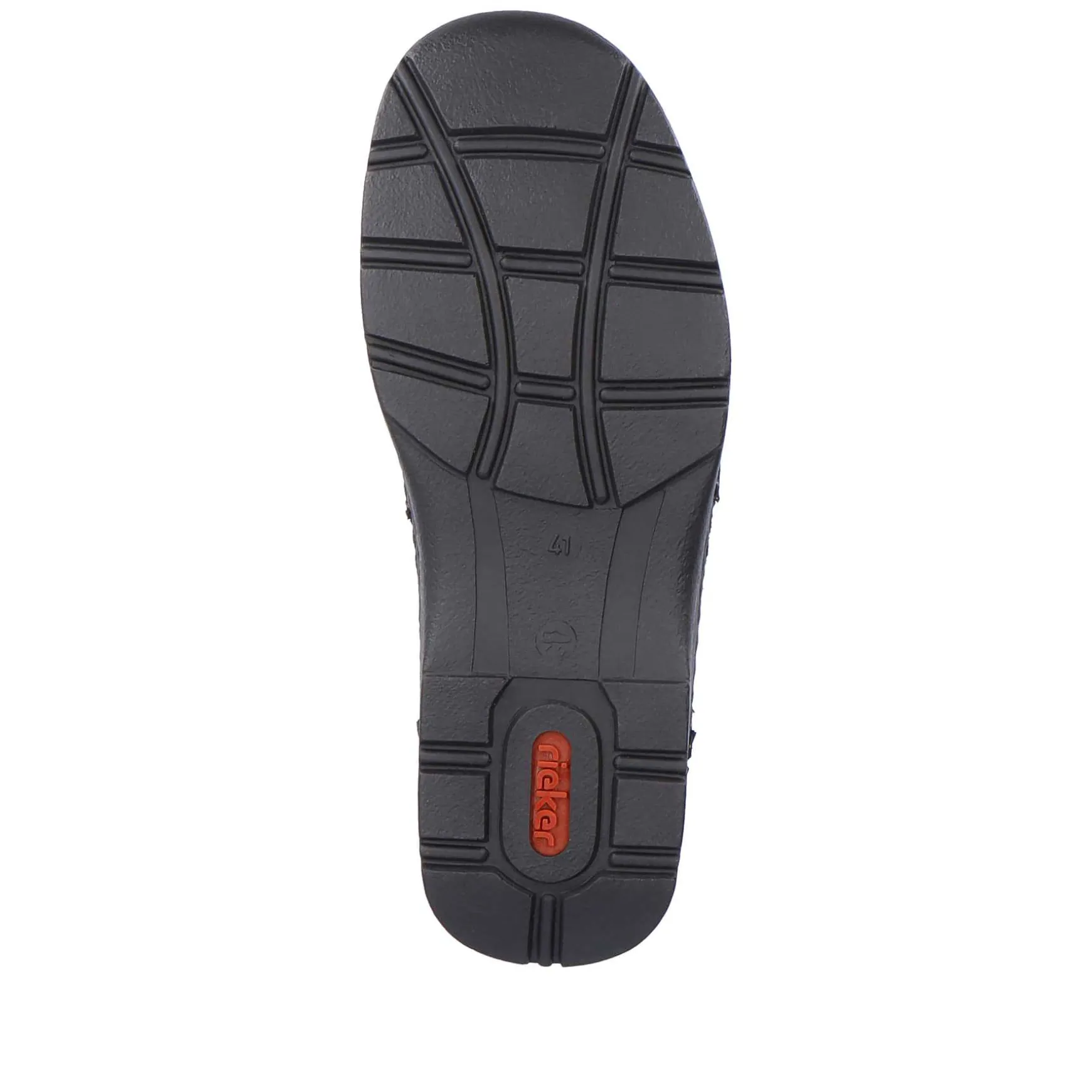 Rieker Men'S Lace-Up Shoes Asphalt Black