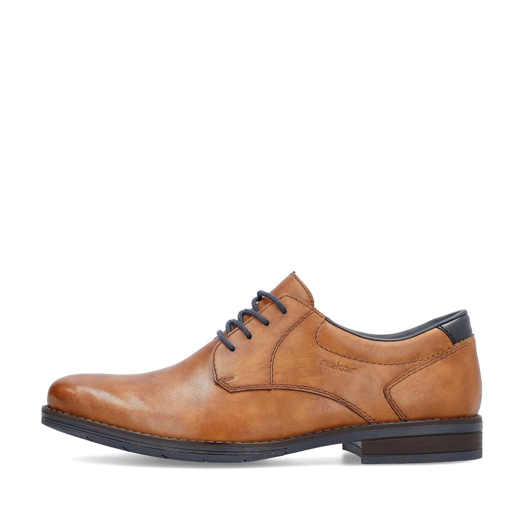 Rieker Men'S Lace-Up Shoes Wood Brown