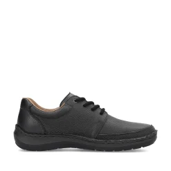 Rieker Men'S Lace-Up Shoes Night Black