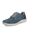 Rieker Men'S Lace-Up Shoes Sky Blue