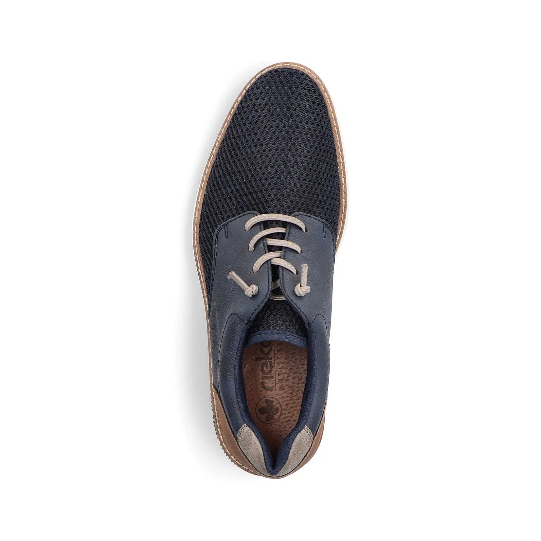 Rieker Men'S Lace-Up Shoes, Slate Blue