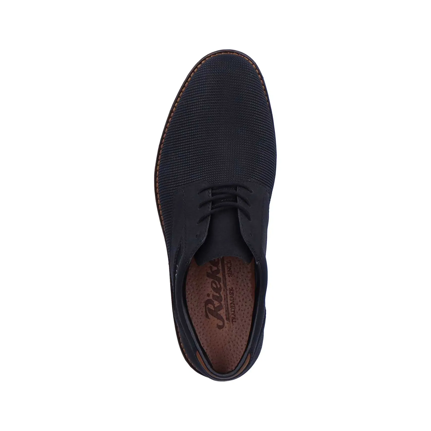 Rieker Men'S Lace-Up Shoes Graphite Black