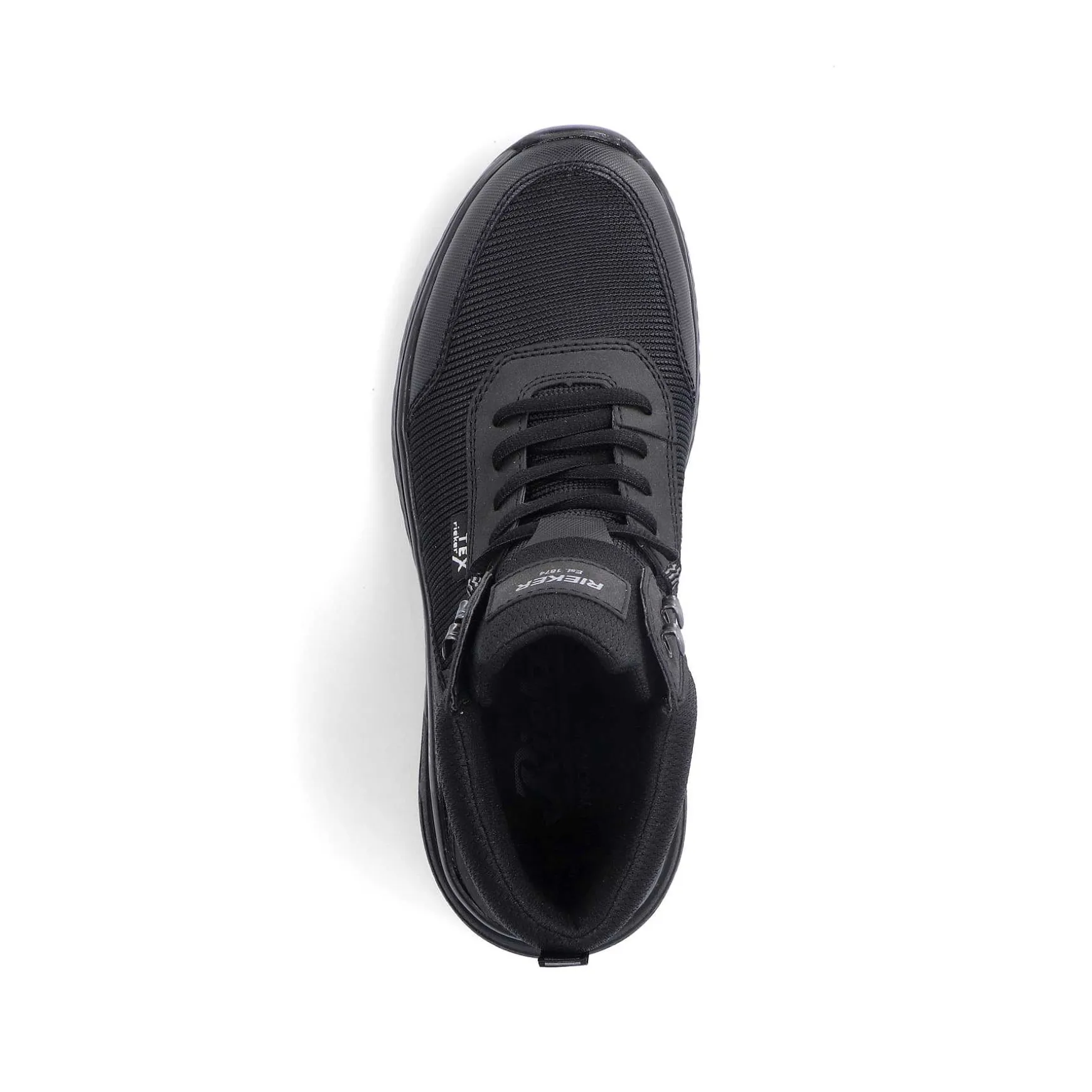 Rieker Men'S Lace-Up Shoes Asphalt Black