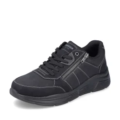Rieker Men'S Lace-Up Shoes Asphalt Black