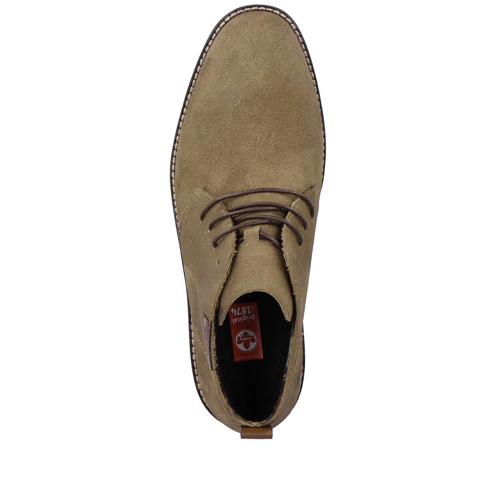 Rieker Men'S Lace-Up Shoes, Khaki Green