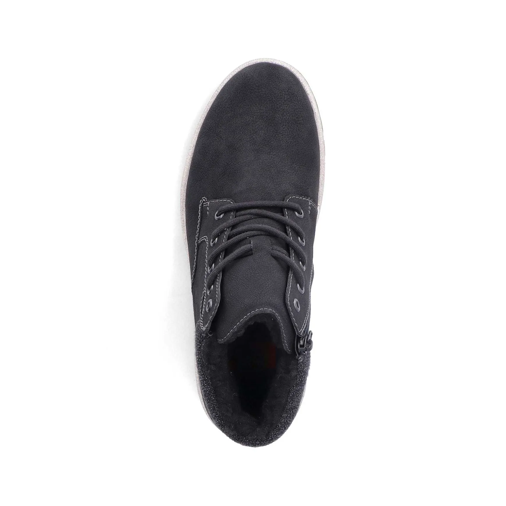 Rieker Men'S Lace-Up Shoes Asphalt Black
