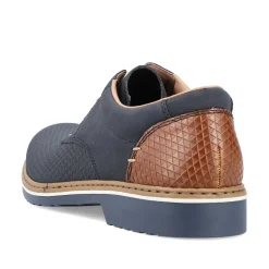 Rieker Men'S Lace-Up Shoes Navy Blue