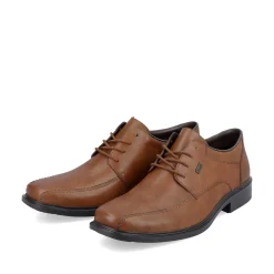 Rieker Men'S Lace-Up Shoes Nougat Brown