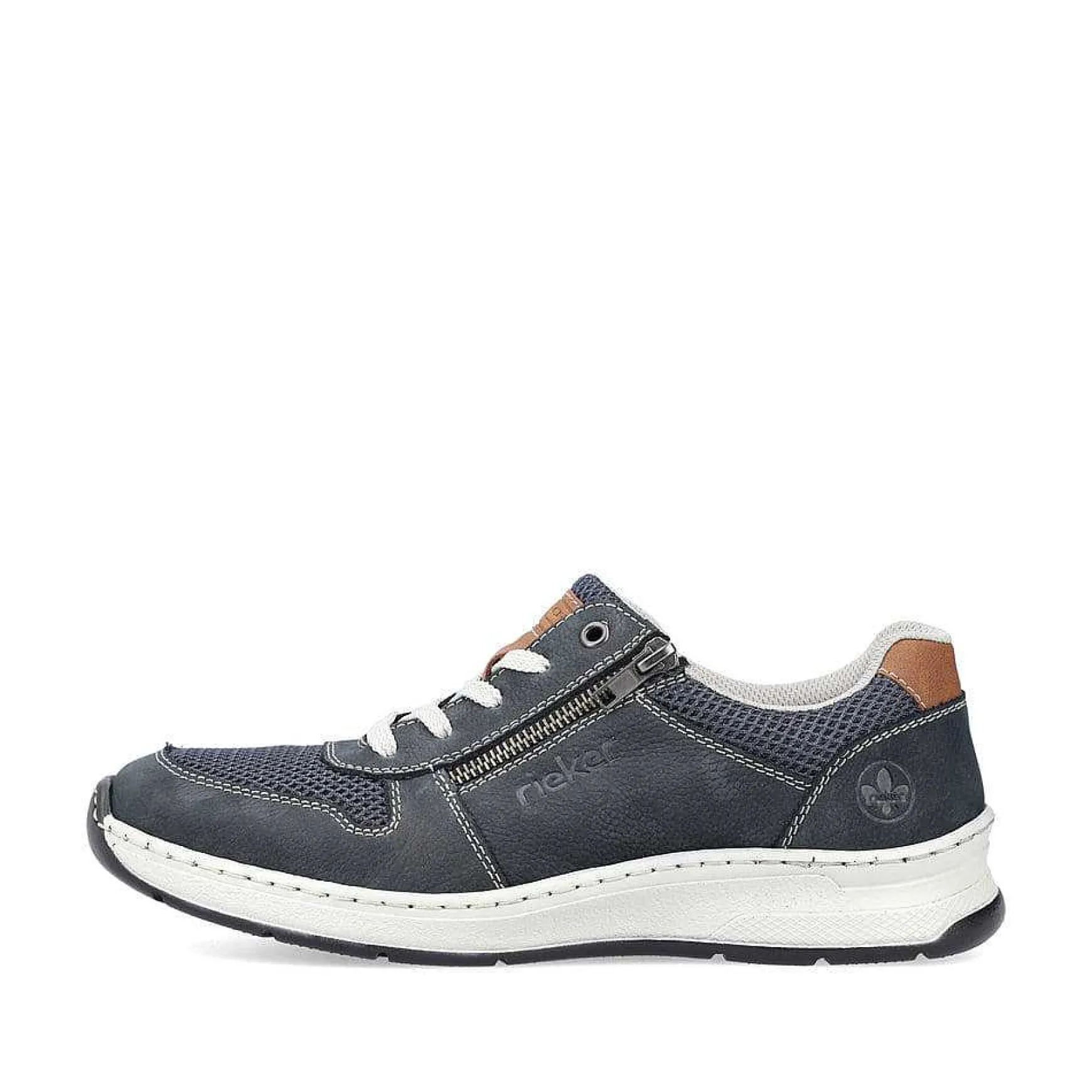 Rieker Men'S Lace-Up Shoes Ocean Blue