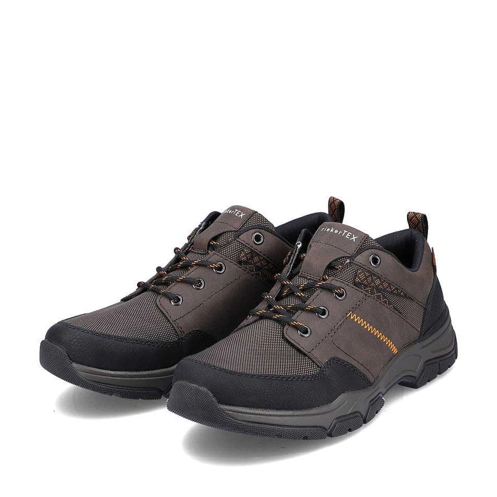 Rieker Men'S Lace-Up Shoes, Nut Brown