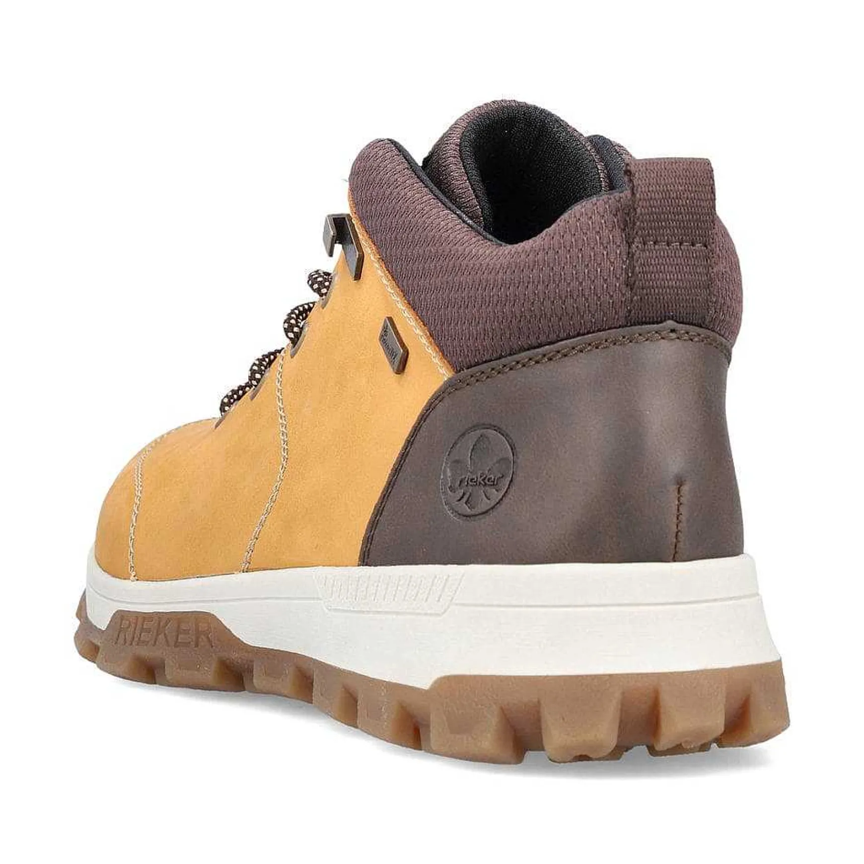 Rieker Men'S Lace-Up Shoes Golden Yellow