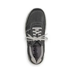 Rieker Men'S Lace-Up Shoes Steel Gray-White