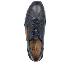 Rieker Men'S Lace-Up Shoes Ocean Blue