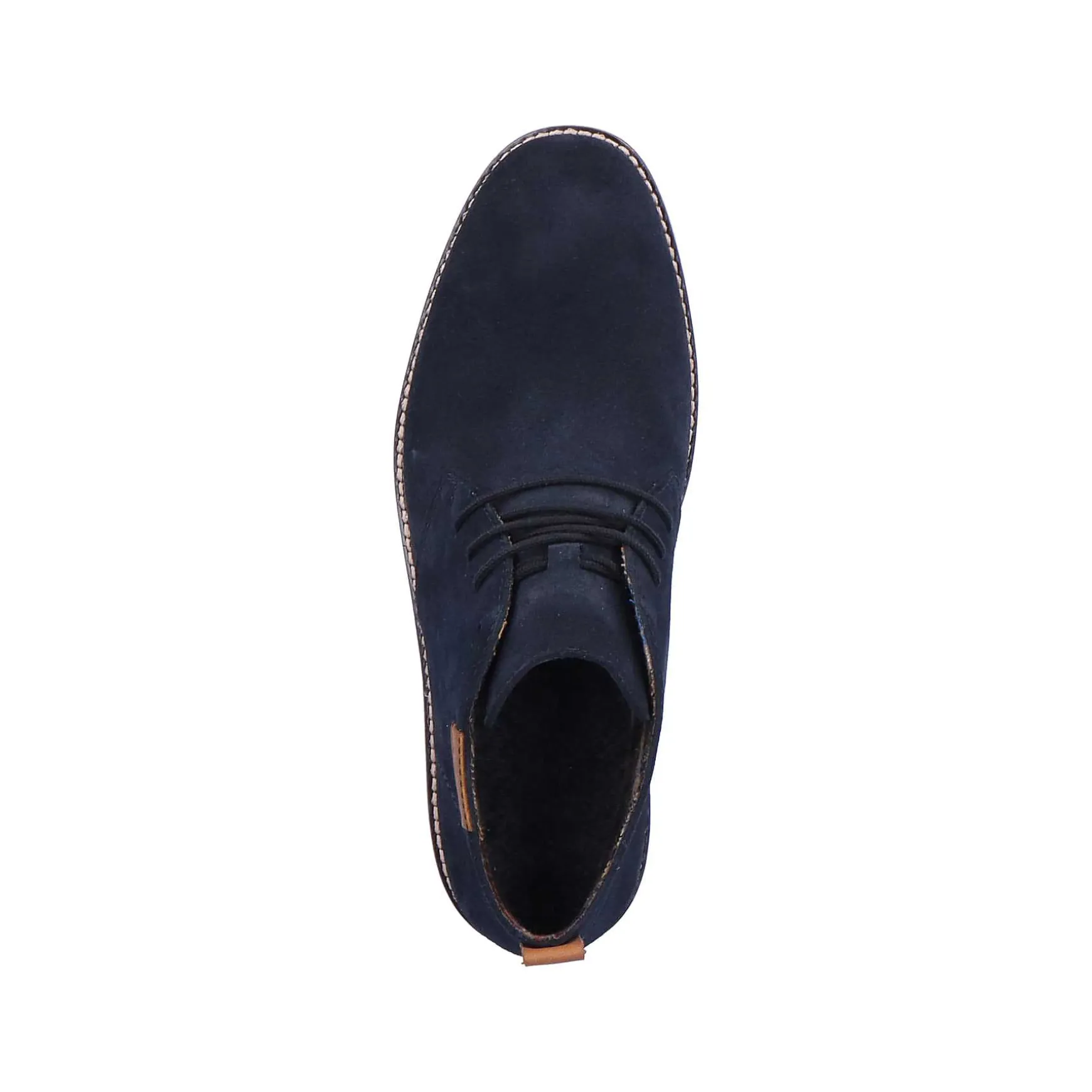 Rieker Men'S Lace-Up Shoes Navy Blue