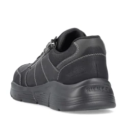 Rieker Men'S Lace-Up Shoes Asphalt Black