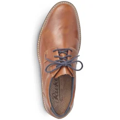 Rieker Men'S Lace-Up Shoes Caramel Brown